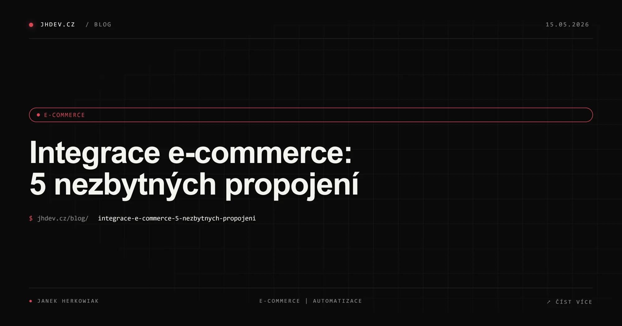 Integrace e-commerce: 5 nezbytných propojení