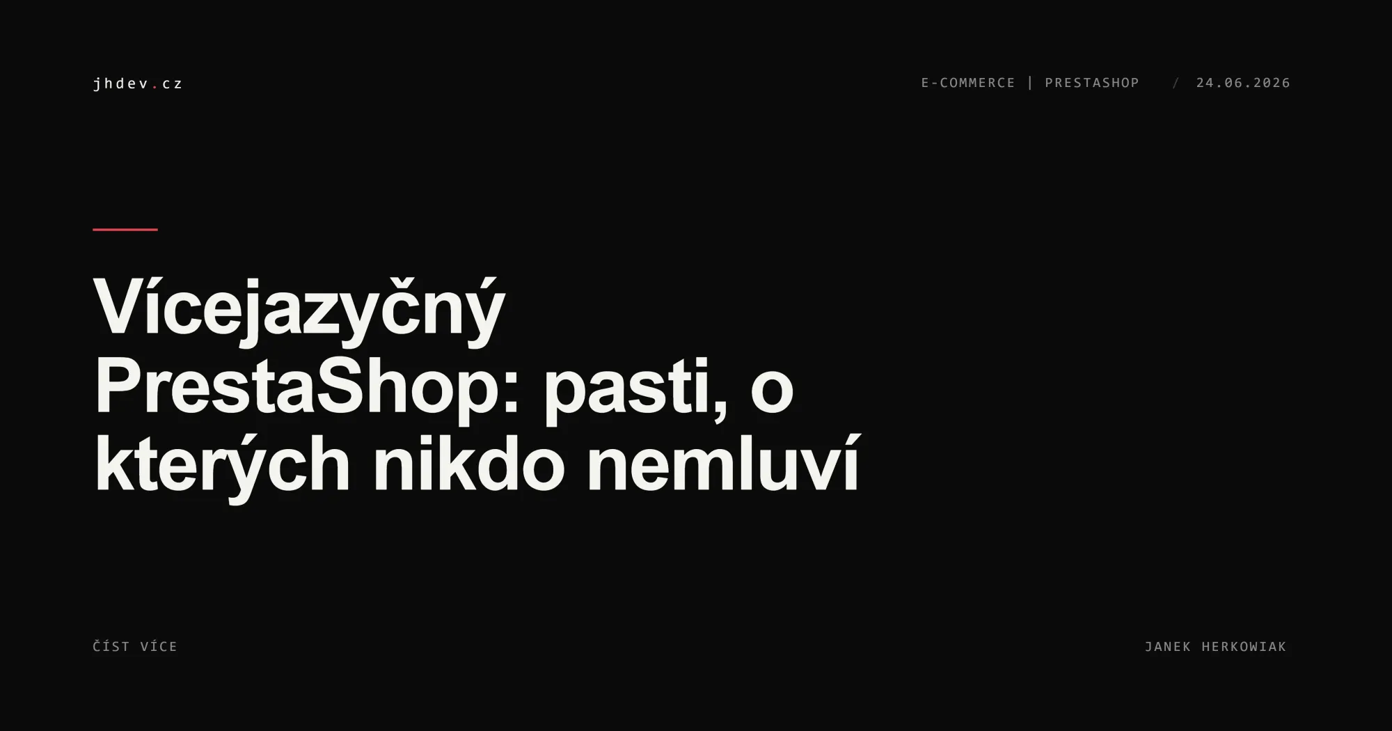 Vícejazyčný PrestaShop: pasti, o kterých nikdo nemluví